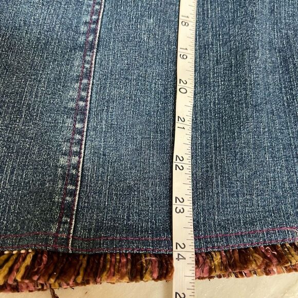 Choices woman denim open front jacket with tweed trim size 3X - Picture 6 of 6